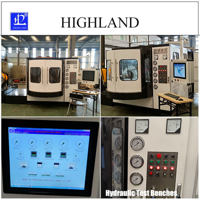 HIGHLAND 回転式掘削リグ 水力試験台 160 Kw 水力試験ポンプとモーター