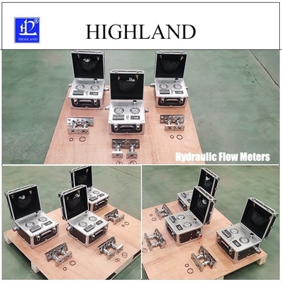 HIGHLAND データ表示 水力流量計 最大圧 420 Bar セメントミキサー用