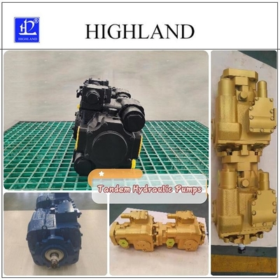 移動機器用変圧圧型高圧タンデム水力ポンプ