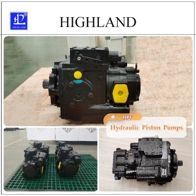 黒色 閉ループ軸水力ピストンポンプ 42Mpa 最大圧